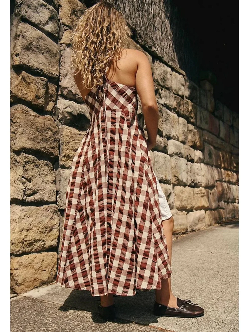 brown dress size 14 Neveah Long Sleeve Maxi Select Size:43 reorders Maxi dresses A high Have you received your